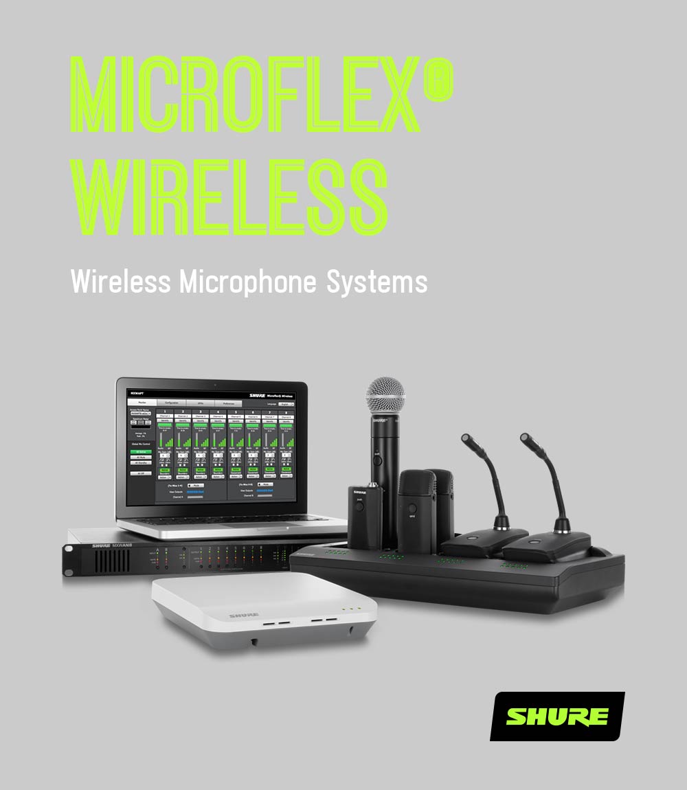 Microflex® Wireless - Wireless Microphone Systems - Shure USA