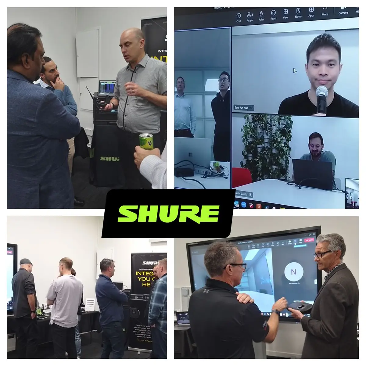 Latest Shure MXA Conferencing Demonstration