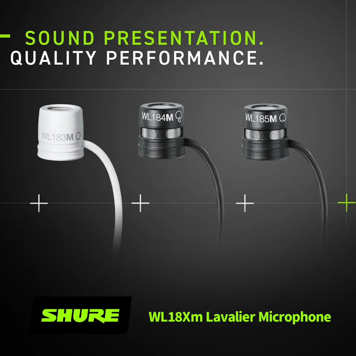 Shure WL18Xm lav mic