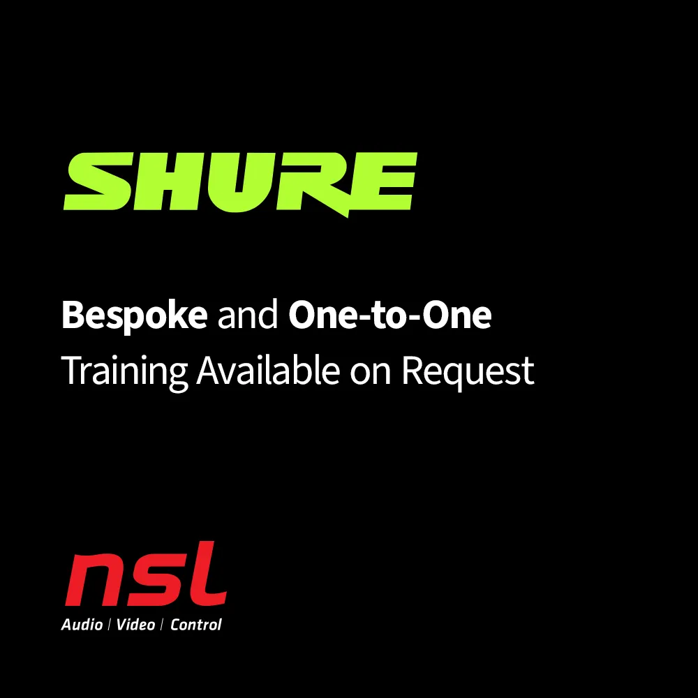 shure bespoke training 1000