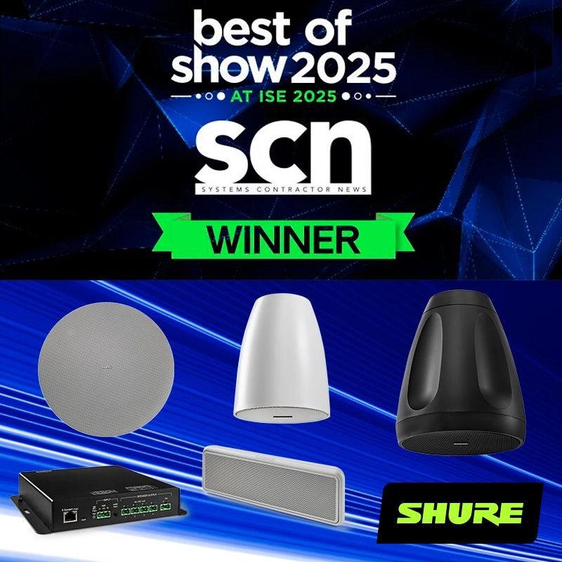 Shure Microflex wins at ISE