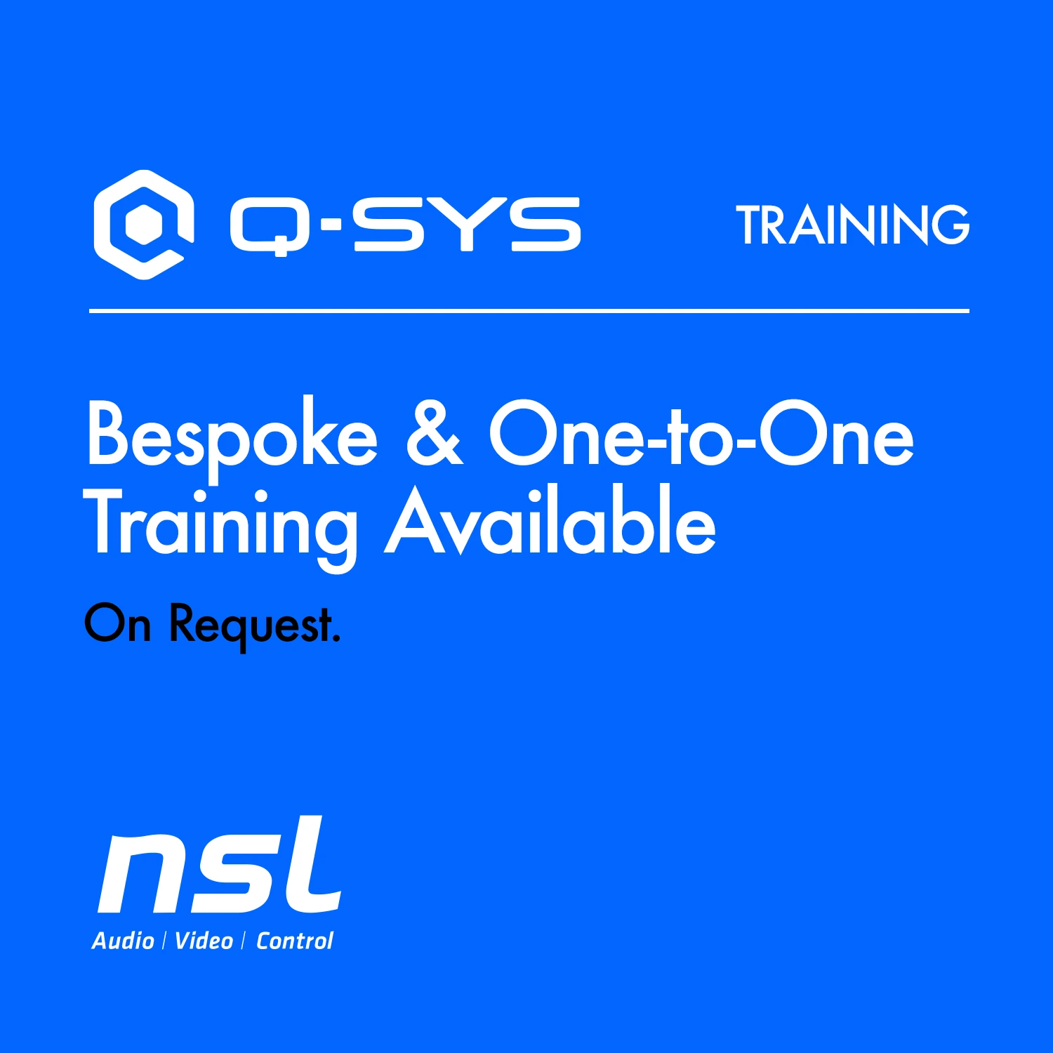 q sys bespoke on to one training