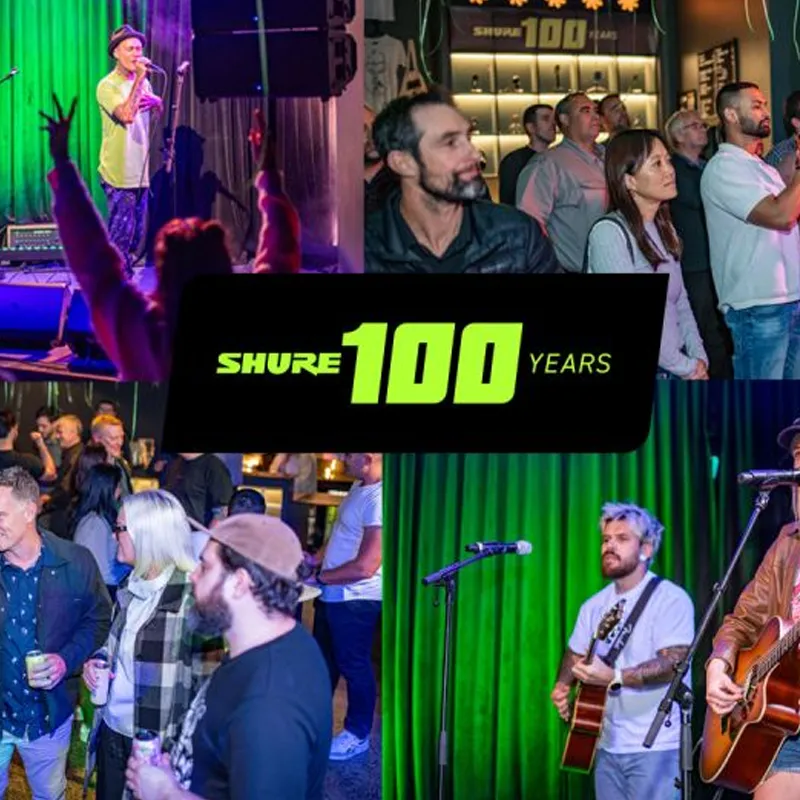 shure 100 birthday