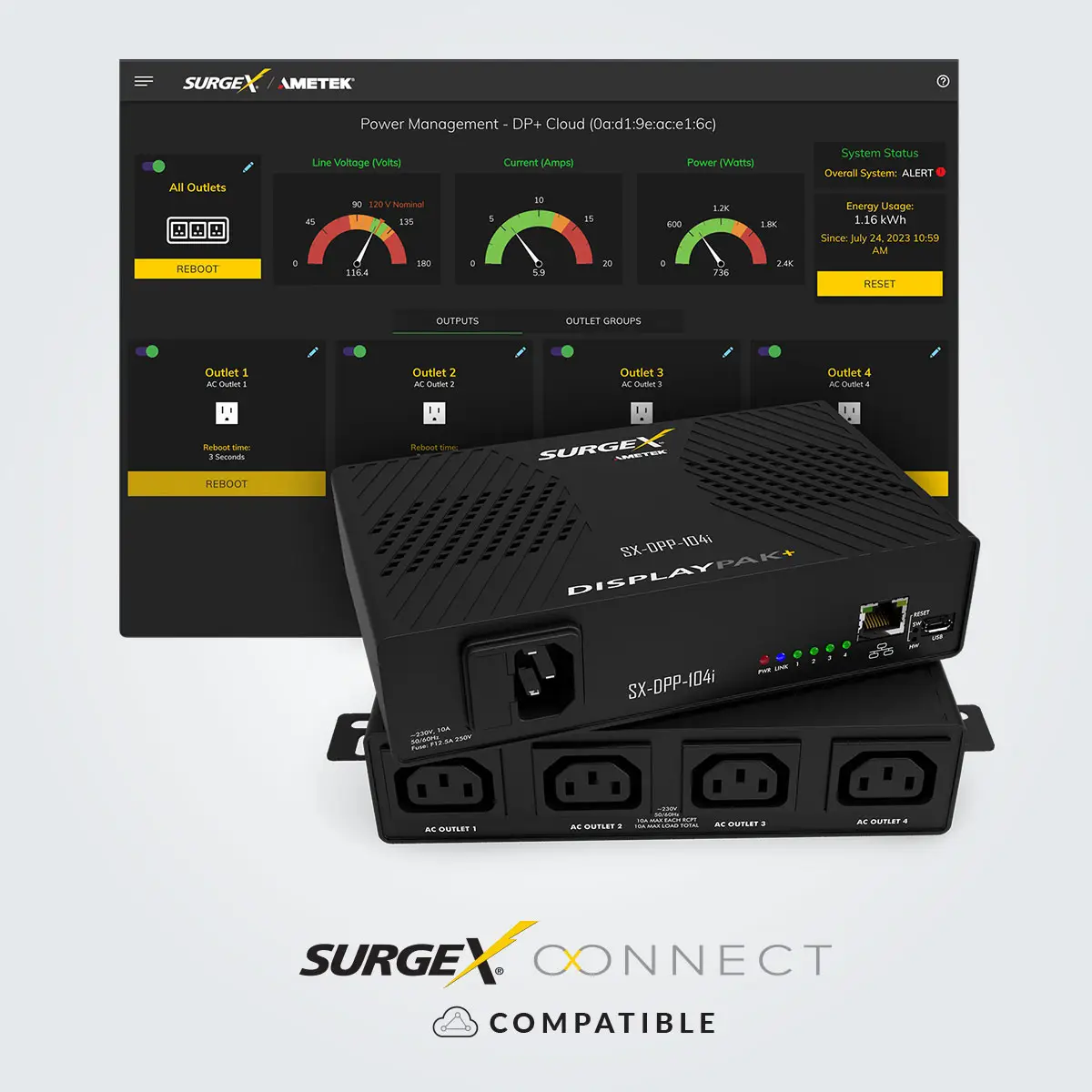 surge-x displaypak 240v